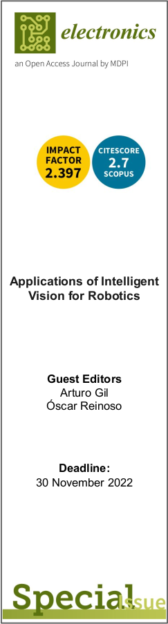 MDPI special issue on Applications of Intelligent Vision for Robotics